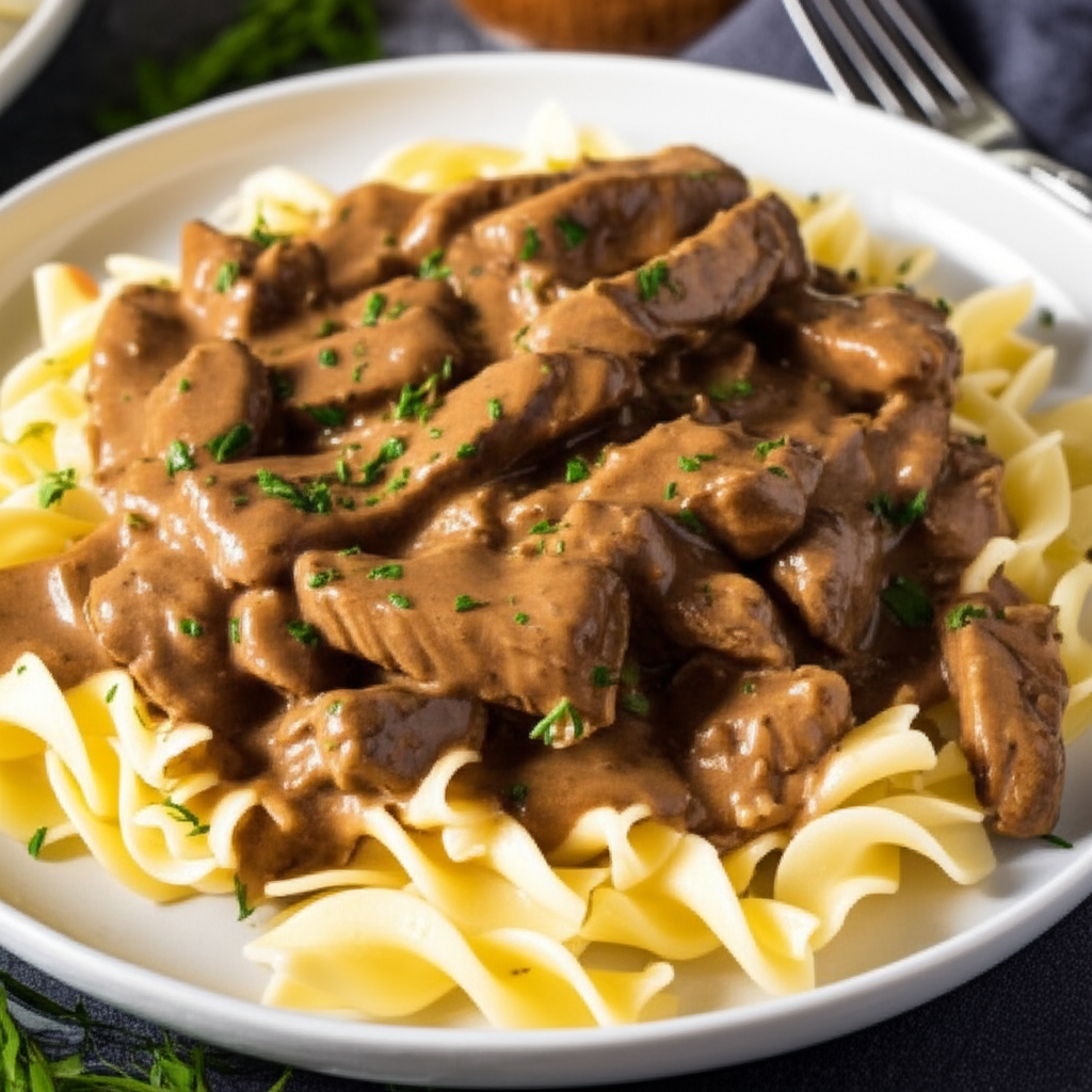 Beef Stroganoff